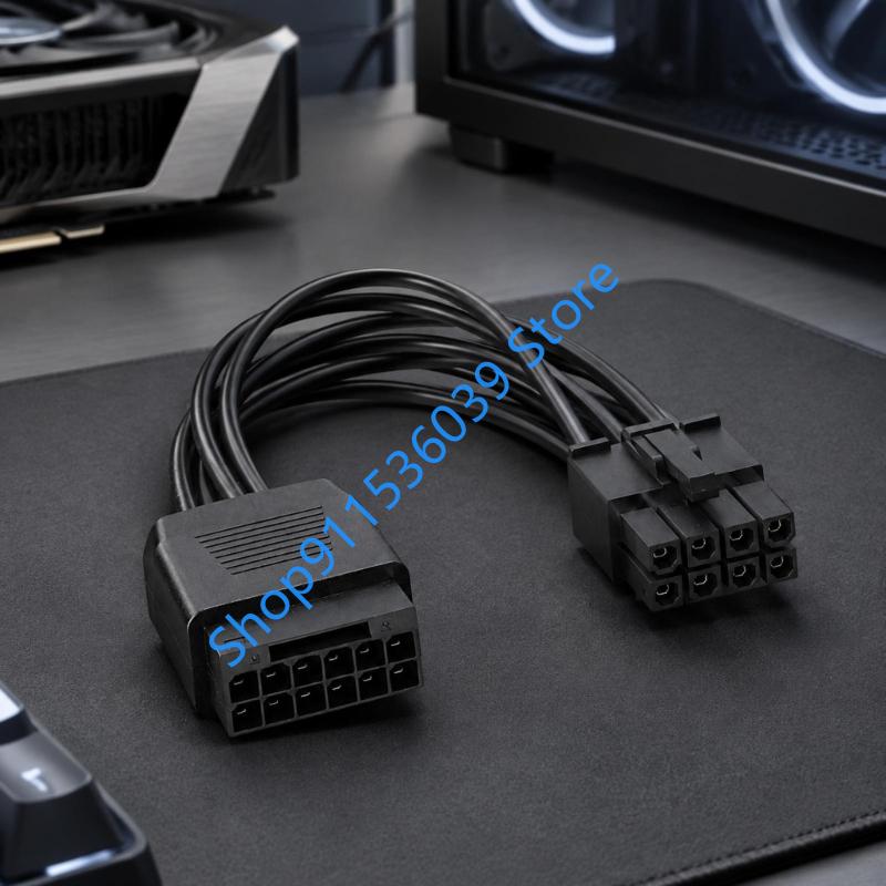 Dual 8Pin To 16Pin 12Vhpwr Cable - 45BB 12+4ピン 12VHPWR ポート 16 ピンメスからデュアル